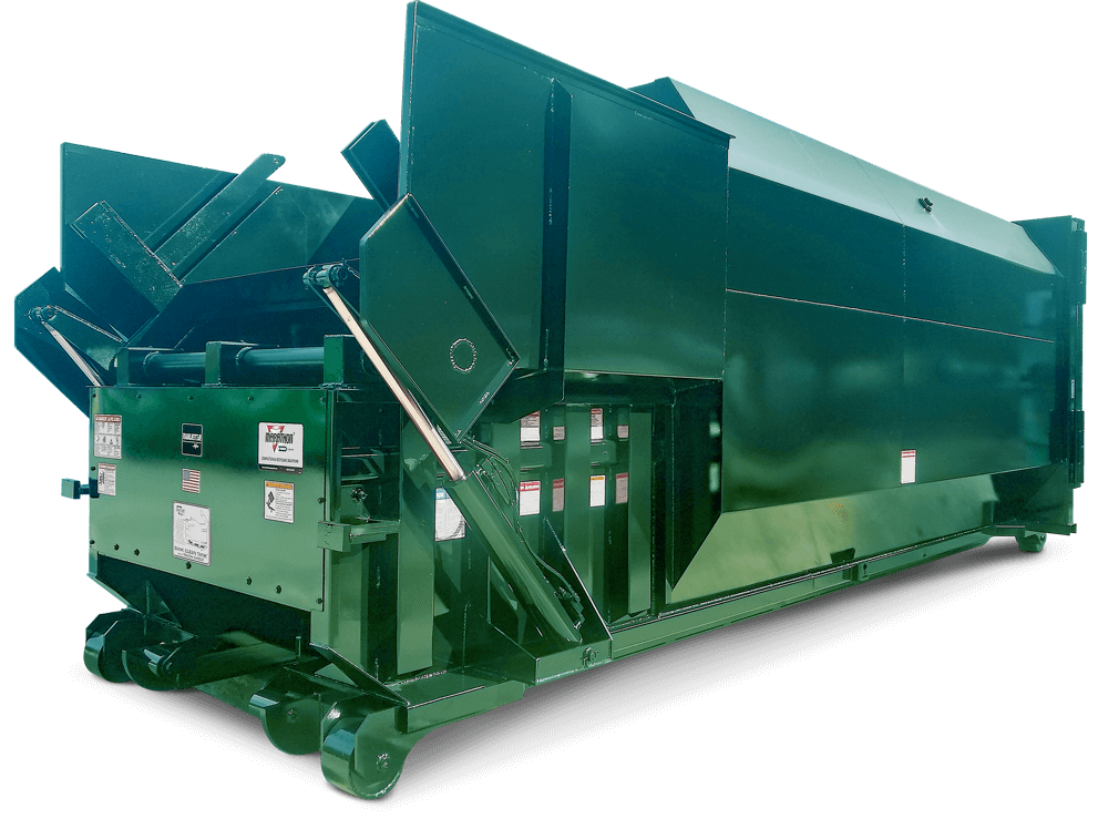 Self-contained compactor — large outdoor unit